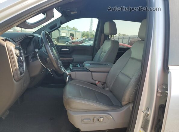 1GC4YUEY1LF330439 2020 CHEVROLET SILVERADO Silver Вид салону спереду