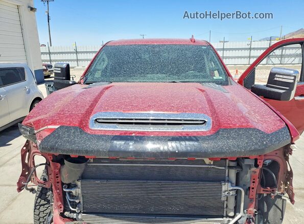 1GC4YUEY9NF266122 2022 CHEVROLET SILVERADO Red Սալոնի հետևի տեսք