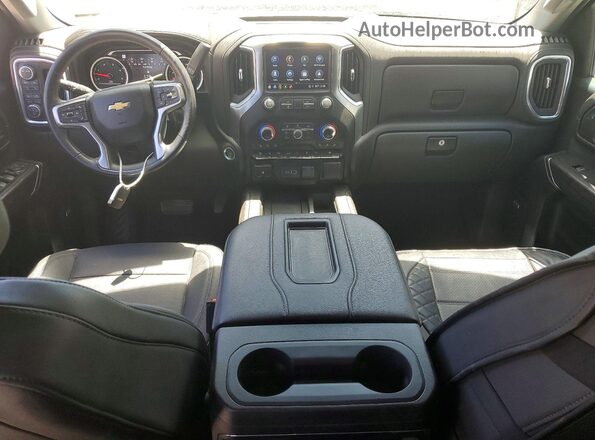 1GC4YUEY9NF266122 2022 CHEVROLET SILVERADO Red Առջևի վահանակի տեսք