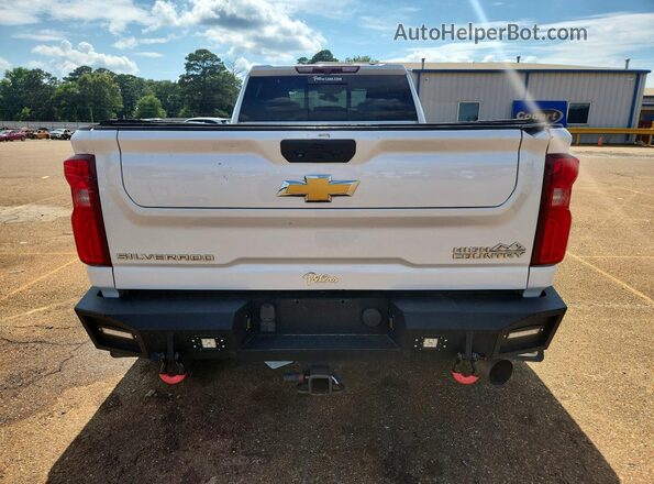 1GC4YVEY2NF193892 2022 CHEVROLET SILVERADO White უკანა ხედი