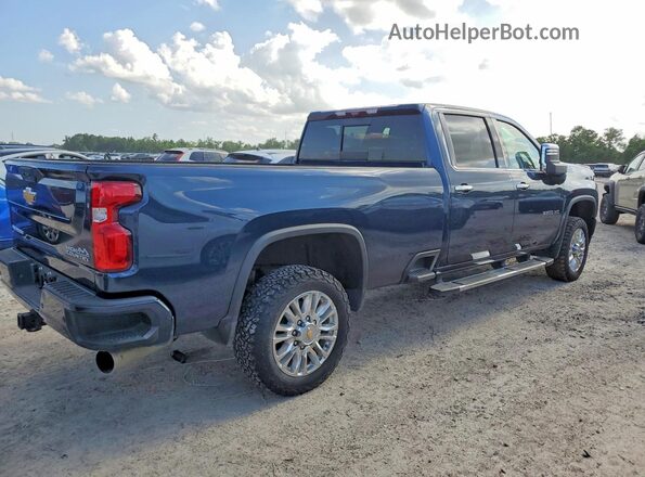 1GC4YVEY9NF281922 2022 CHEVROLET SILVERADO Синий Задняя правая четверть