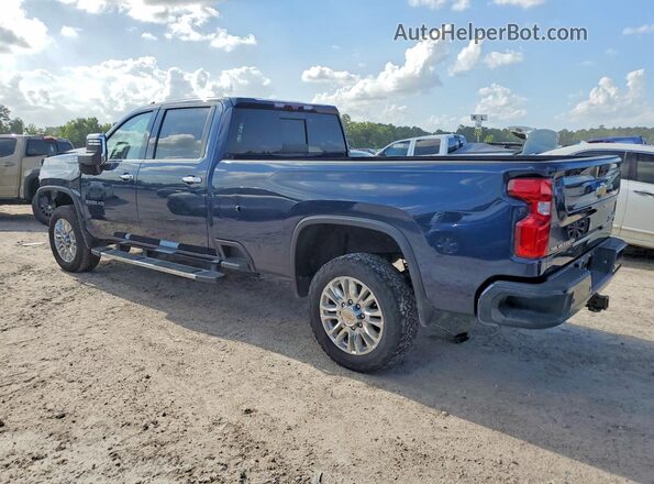 1GC4YVEY9NF281922 2022 CHEVROLET SILVERADO Синий Задняя левая четверть