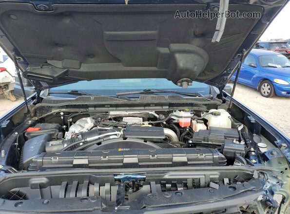 1GC4YVEY9NF281922 2022 CHEVROLET SILVERADO Синий Вид задней части салона