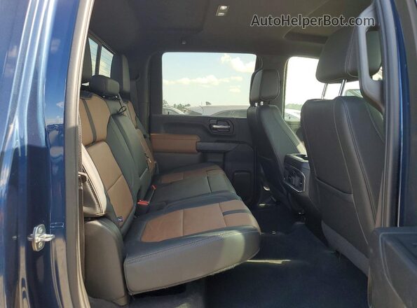 1GC4YVEY9NF281922 2022 CHEVROLET SILVERADO Синий Вид задних сидений