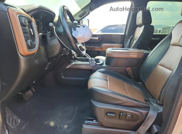 1GC4YVEYXNF100987 2022 CHEVROLET SILVERADO Gray Front interior view