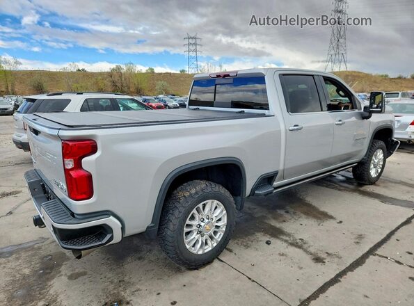 1GC4YVEYXNF100987 2022 CHEVROLET SILVERADO Gray Rear right