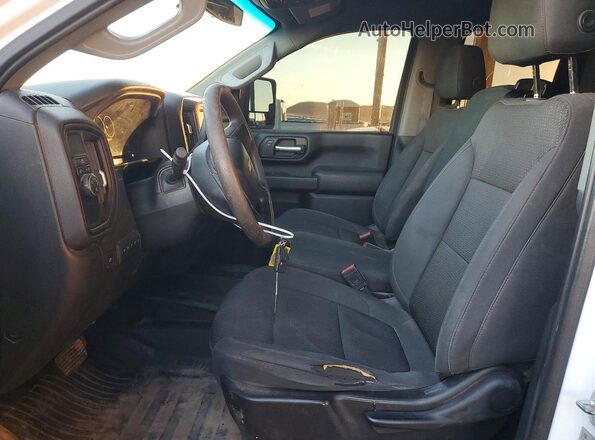 1GC5WLE77MF143610 2021 CHEVROLET SILVERADO White Vista interior delantera