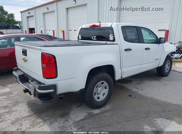 1GCGSBEA0K1125731 2019 CHEVROLET COLORADO White Rear right