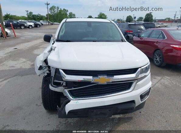 1GCGSBEA0K1125731 2019 CHEVROLET COLORADO White Instrument cluster view