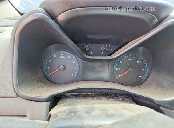 1GCGSBEA2G1369825 2016 CHEVROLET COLORADO Blue Вид щитка приладів