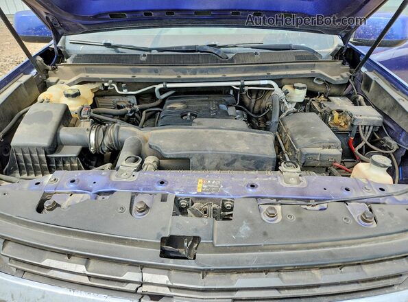 1GCGSBEA2G1369825 2016 CHEVROLET COLORADO Blue Вид задньої частини салону