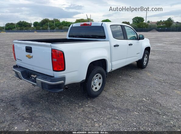 1GCGSBEA2H1257043 2017 CHEVROLET COLORADO White Задня права чверть