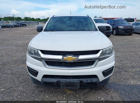 1GCGSBEA2H1257043 2017 CHEVROLET COLORADO White Вид щитка приладів