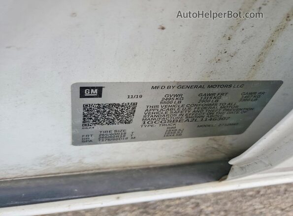 1GCGSBEA2L1146307 2020 CHEVROLET COLORADO White 