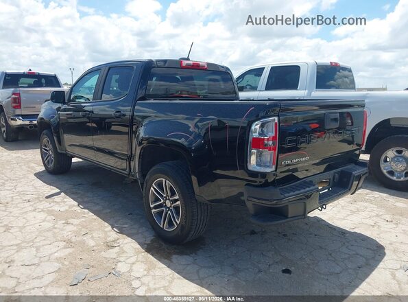1GCGSBEA5M1107387 2021 CHEVROLET COLORADO Черный Задняя левая четверть