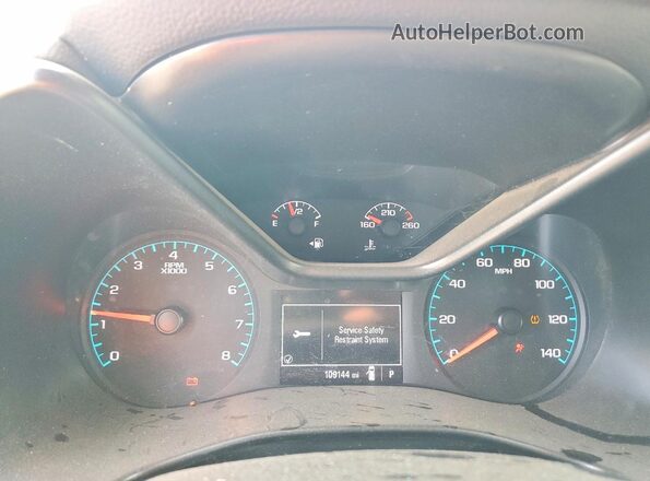 1GCGSBEA6N1320012 2022 CHEVROLET COLORADO Синий Вид щитка приборов