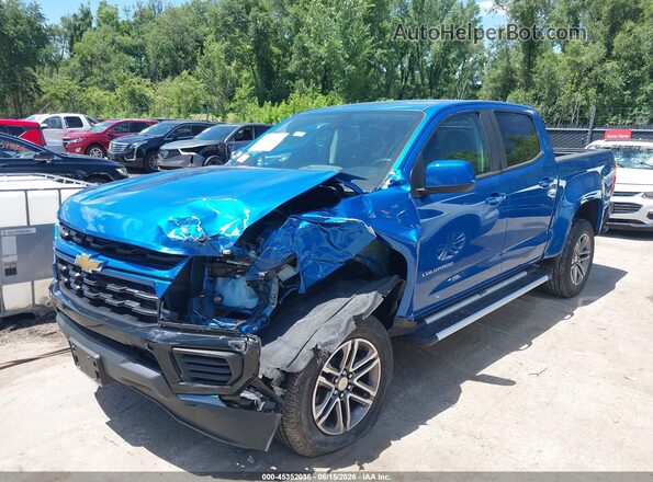 1GCGSBEA7N1274786 2022 CHEVROLET COLORADO Blue Przód lewy