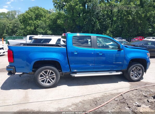 1GCGSBEA7N1274786 2022 CHEVROLET COLORADO Blue Widok wnętrza z tyłu