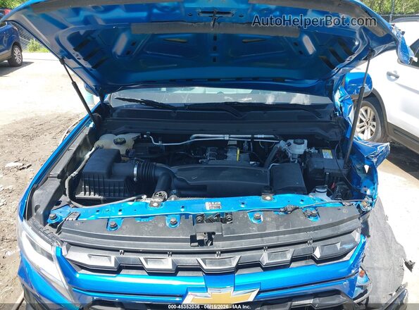 1GCGSBEA7N1274786 2022 CHEVROLET COLORADO Blue Widok z tyłu