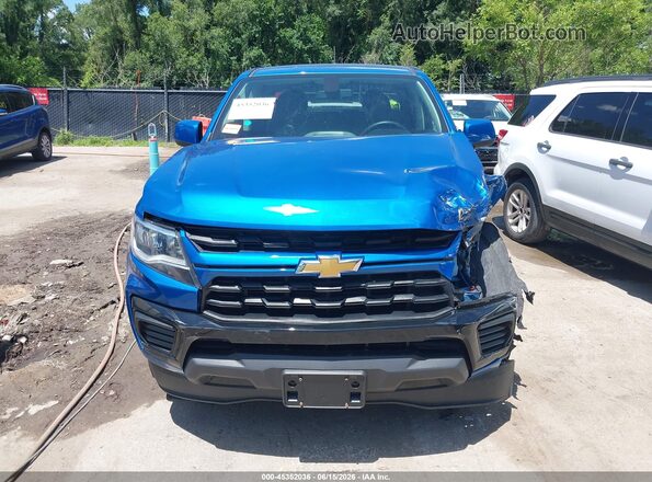 1GCGSBEA7N1274786 2022 CHEVROLET COLORADO Blue Widok zestawu wskaźników
