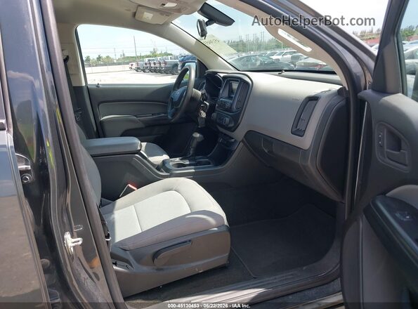 1GCGSBEA8G1265100 2016 CHEVROLET COLORADO Gray წინა სალონის ხედი