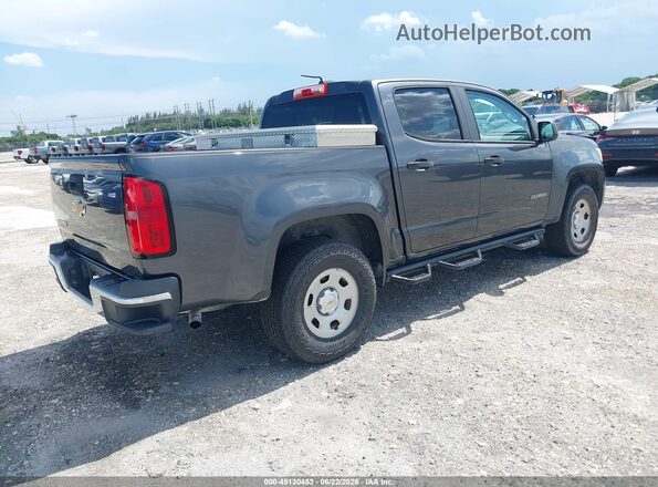 1GCGSBEA8G1265100 2016 CHEVROLET COLORADO Gray უკანა მარჯვენა