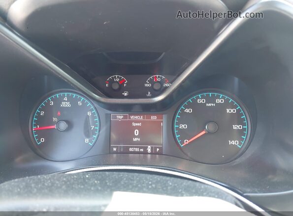 1GCGSBEA8G1265100 2016 CHEVROLET COLORADO Gray უკანა სავარძლების ხედი