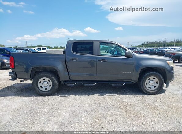 1GCGSBEA8G1265100 2016 CHEVROLET COLORADO Gray უკანა სალონის ხედი