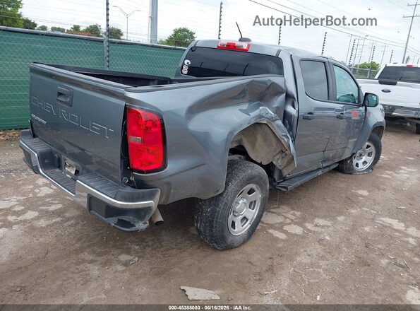 1GCGSBEA8M1209038 2021 CHEVROLET COLORADO Серый Задняя правая четверть