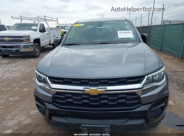 1GCGSBEA8M1209038 2021 CHEVROLET COLORADO Серый Вид задней части салона