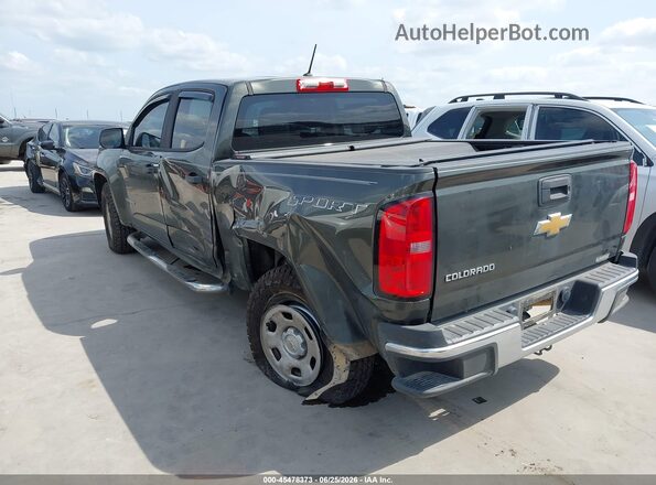 1GCGSBEAXJ1203687 2018 CHEVROLET COLORADO Green Tył lewy
