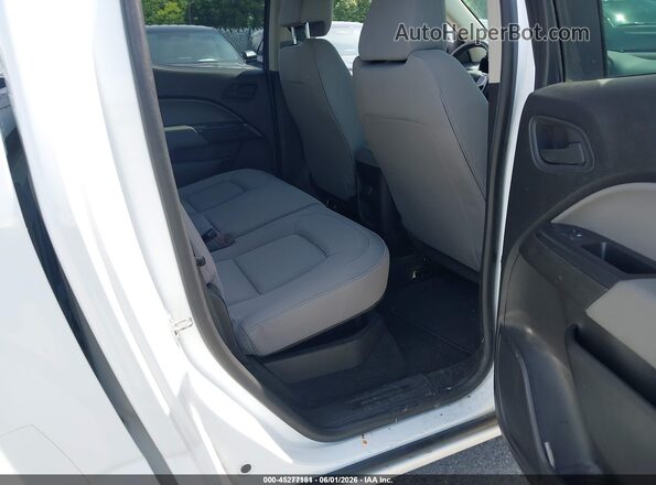 1GCGSBEAXJ1251352 2018 CHEVROLET COLORADO White VIN կոդի պիտակի տեսք