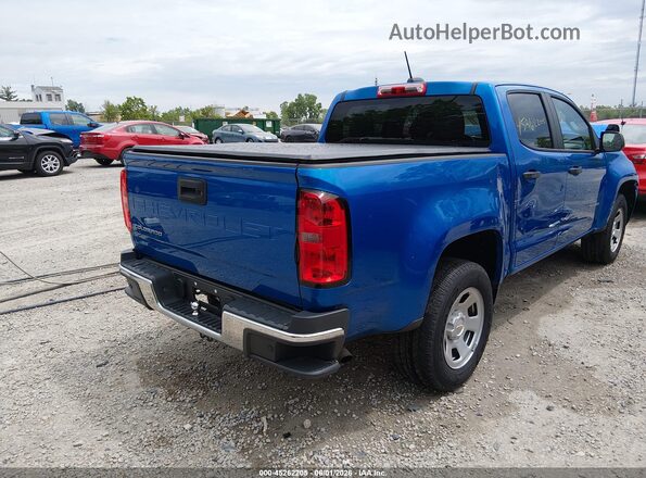 1GCGSBEAXM1201314 2021 CHEVROLET COLORADO Blue უკანა მარჯვენა