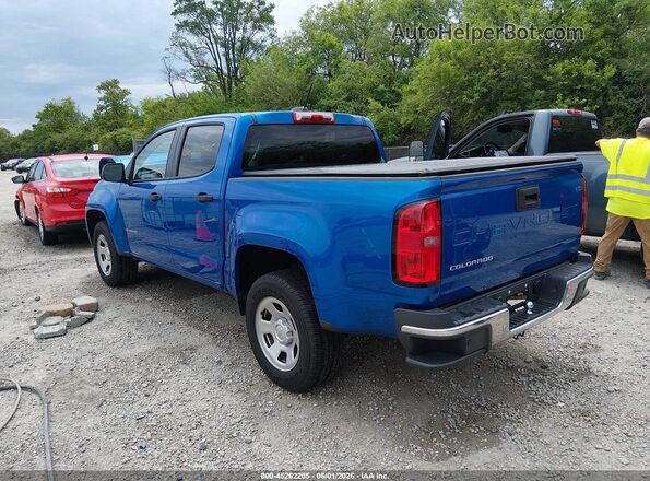 1GCGSBEAXM1201314 2021 CHEVROLET COLORADO Blue უკანა მარცხენა