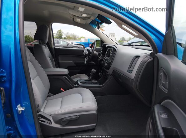 1GCGSBEAXM1201314 2021 CHEVROLET COLORADO Blue წინა სალონის ხედი