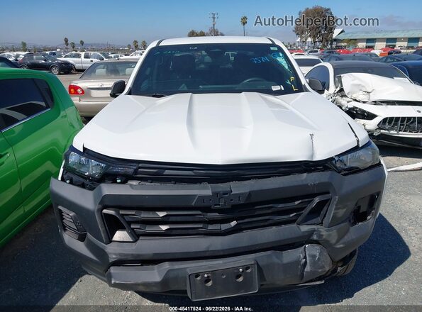 1GCGSBEC8R1134933 2024 CHEVROLET COLORADO White Vista del cuadro de instrumentos