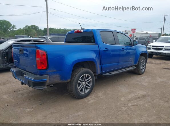 1GCGSBEN0N1108077 2022 CHEVROLET COLORADO Blue Tył prawy