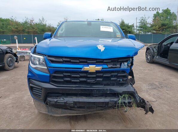 1GCGSBEN0N1108077 2022 CHEVROLET COLORADO Blue Widok z przodu