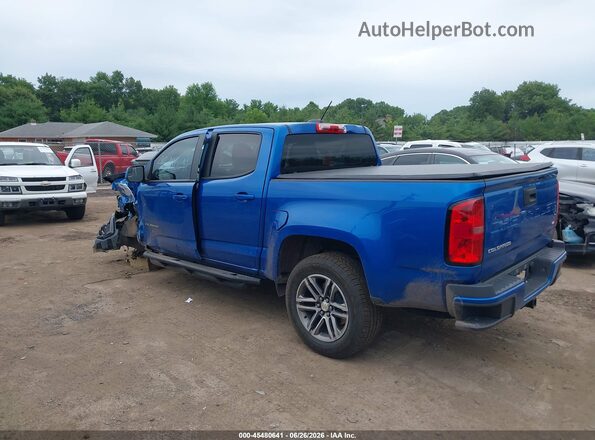 1GCGSBEN0N1108077 2022 CHEVROLET COLORADO Blue Tył lewy
