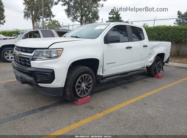 1GCGSBEN0N1181823 2022 CHEVROLET COLORADO White Առջևի ձախ երեք քառորդ տեսարան