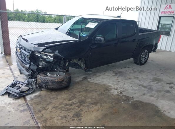 1GCGSBEN1M1181926 2021 CHEVROLET COLORADO Black Передня ліва чверть