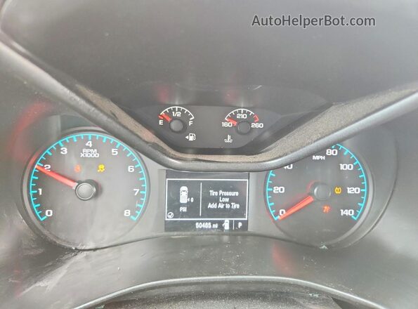 1GCGSBEN2M1298477 2021 CHEVROLET COLORADO White ხელსაწყოთა პანელის ხედი