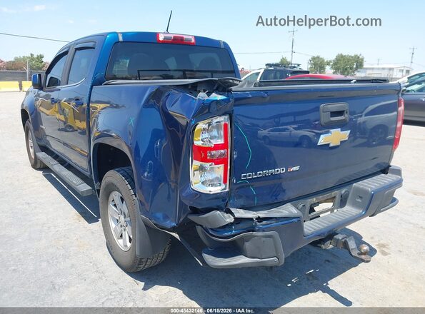 1GCGSBEN3K1182606 2019 CHEVROLET COLORADO Dark Blue Вид спереду