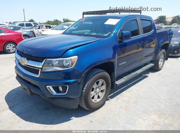 1GCGSBEN3K1182606 2019 CHEVROLET COLORADO Dark Blue Передня ліва чверть