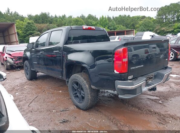 1GCGSBEN3M1142688 2021 CHEVROLET COLORADO Black Rear left