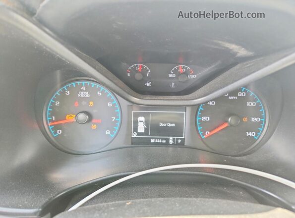 1GCGSBEN4H1300302 2017 CHEVROLET COLORADO Белый Вид щитка приборов