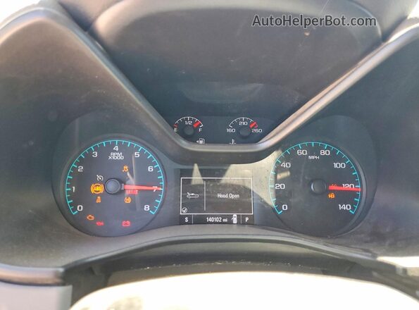1GCGSBEN4L1126790 2020 CHEVROLET COLORADO Blue Instrument cluster view