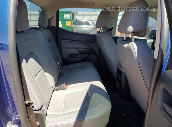 1GCGSBEN4L1126790 2020 CHEVROLET COLORADO Blue Rear seats view