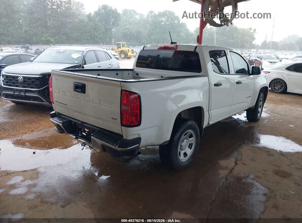 1GCGSBEN4N1314101 2022 CHEVROLET COLORADO White Trasero derecho