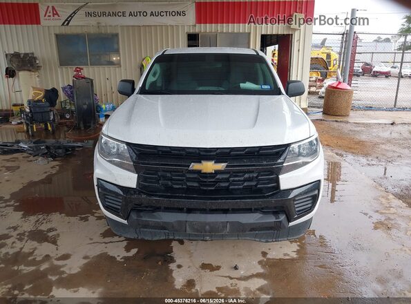 1GCGSBEN4N1314101 2022 CHEVROLET COLORADO White Vista del cuadro de instrumentos